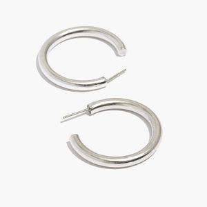 Madewell Chunky Medium Hoop Earrings